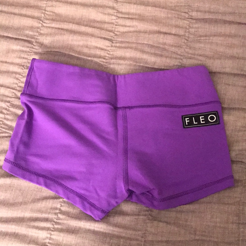 Purple Fleo Shorts